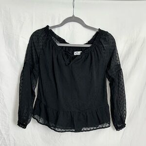 Elegant Black Women's Top
